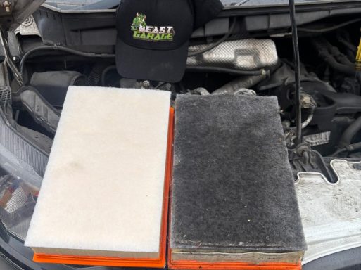 Dirty Vs clean air filter