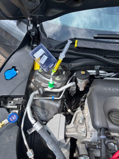 Air con leak detection